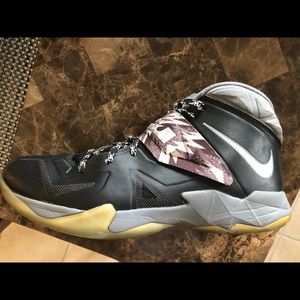 Nike LeBron Zoom Soldier VII (7) - Black, sz. 12